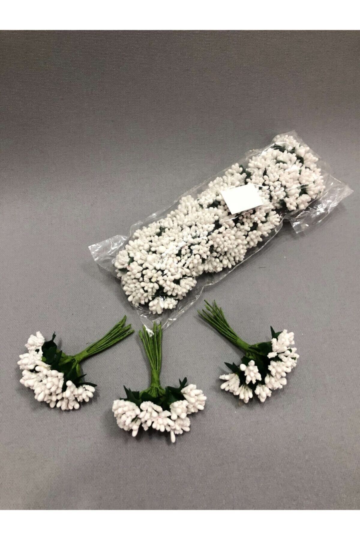 Beyaz Renkli Nikah Şekeri Bebe Hediyelik Süsleme Tohum 1 Paket 144lü – Yapay Çiçek Dekor, Masa Süsü