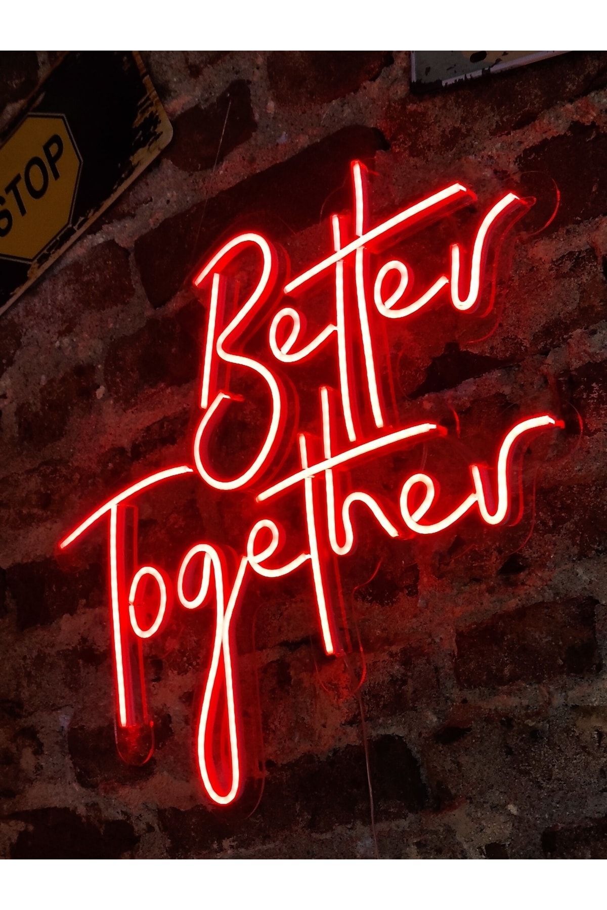 Better Together Kırmızı Neon Led