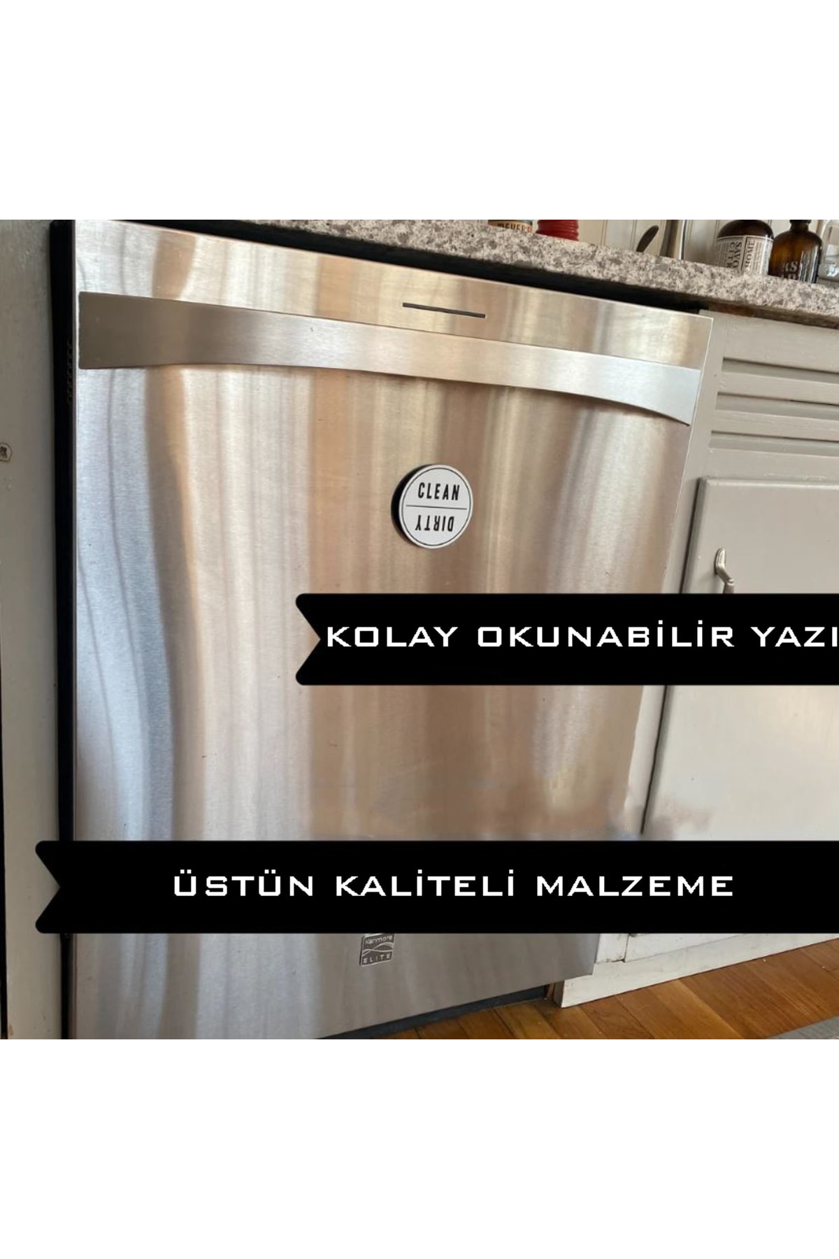 Temiz Kirli Bulaşık Makinesi Mıknatısı