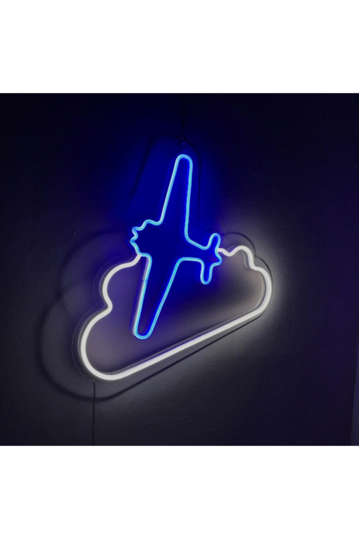 Led Neon Duvar Dekorasyon-gece Lambası-uçak