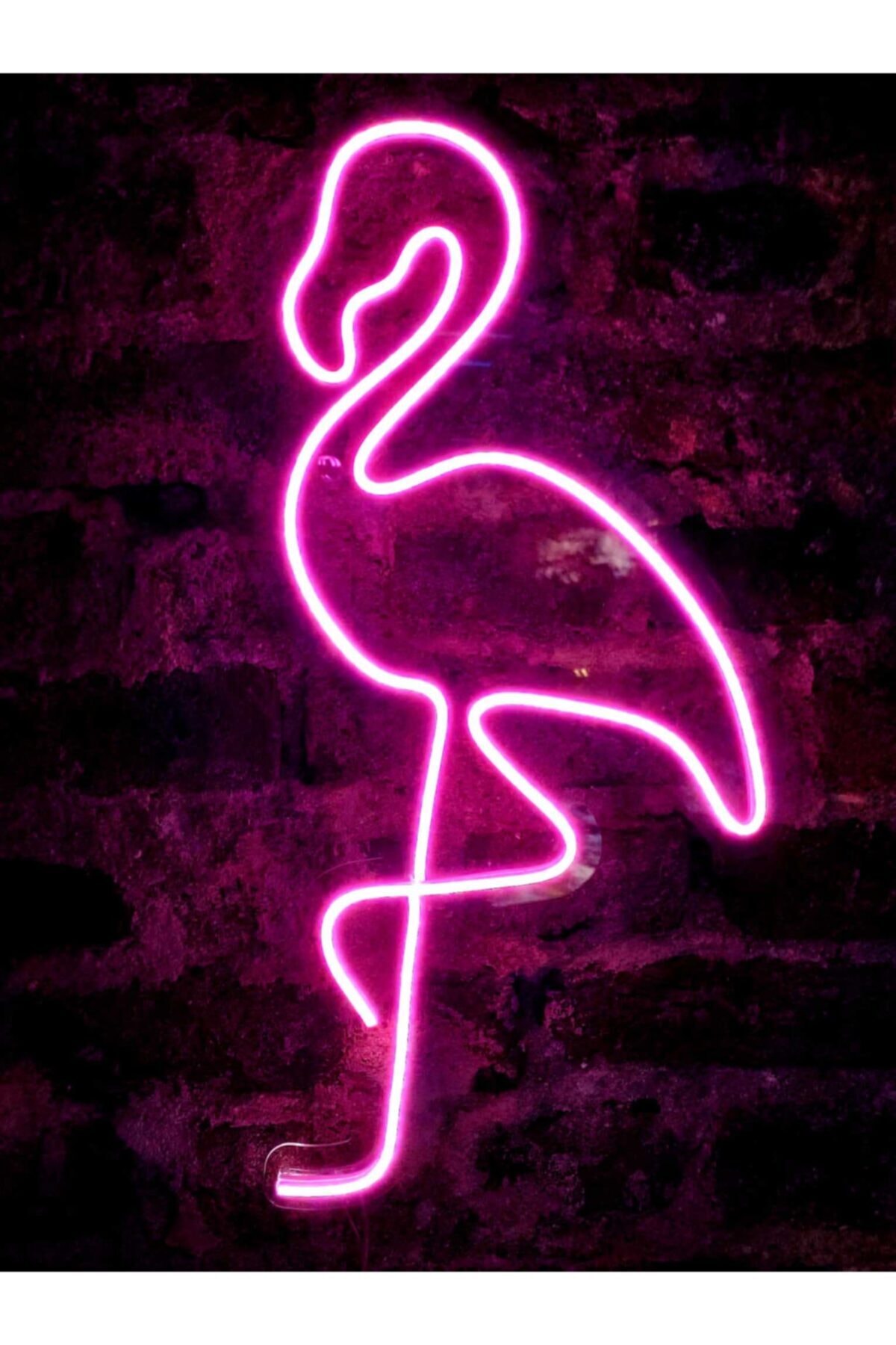 Flamingo Led Neon Duvar Akesuari Gece Lambas?