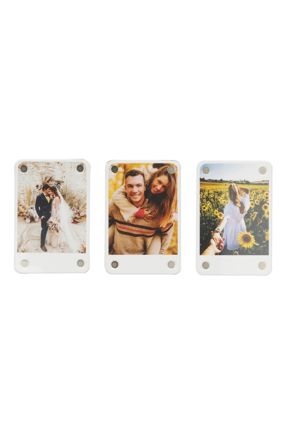 Mıknatıslı Pola Kart Için Resim Çerçevesi 6*9 Cm 3 Adet Ürün Jelatinlidir