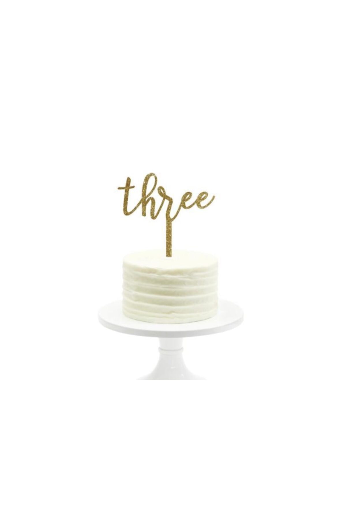 Mono Desıgn 3yaş Cake Topper Pasta Süsü