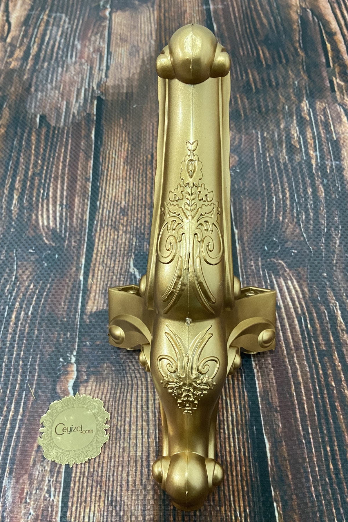 Plastik Ayak Gold Renk 4 Adet