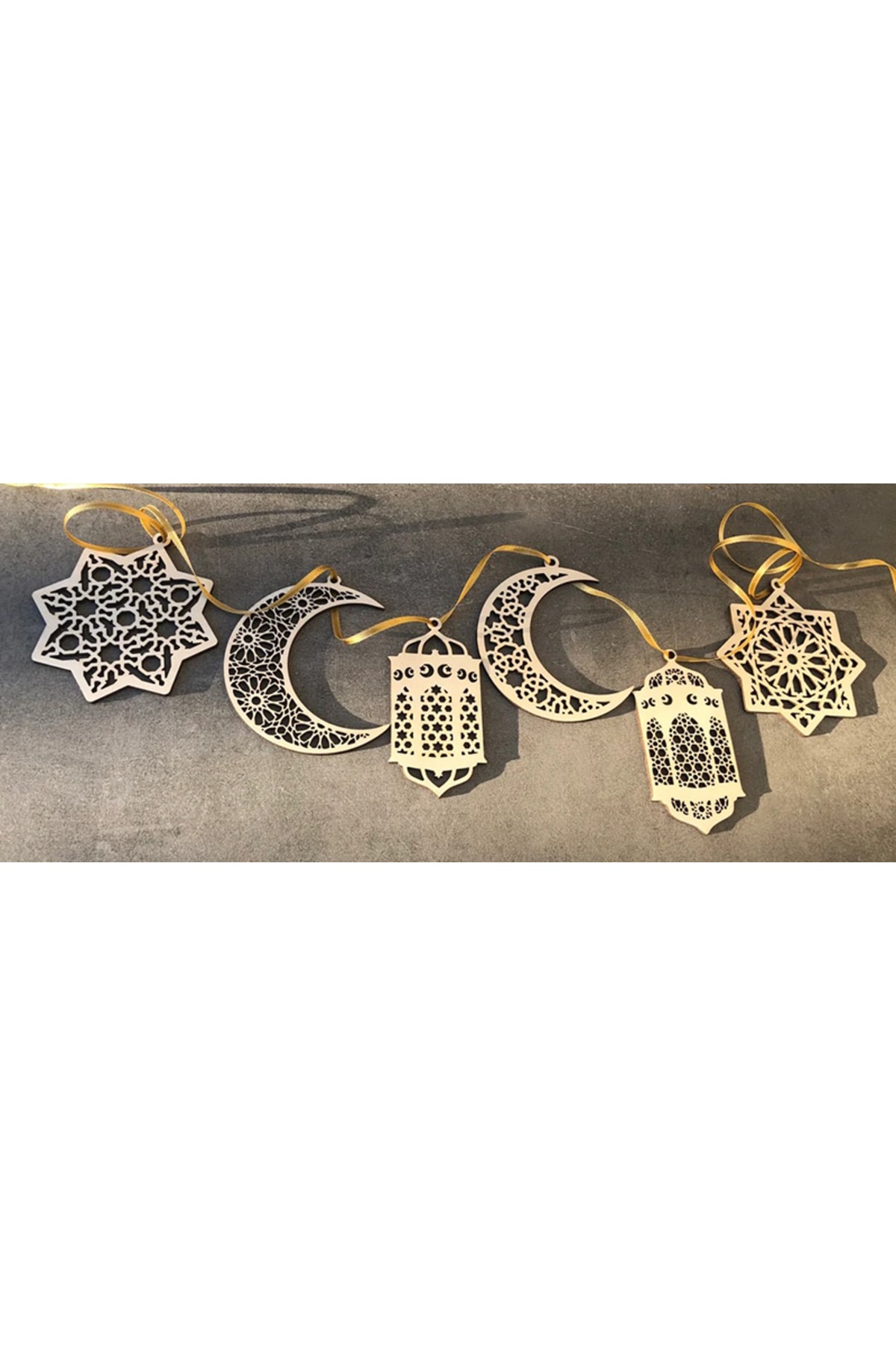 Hoşgeldin Ramazan Sarkıtı 6'lı Set Ahşap