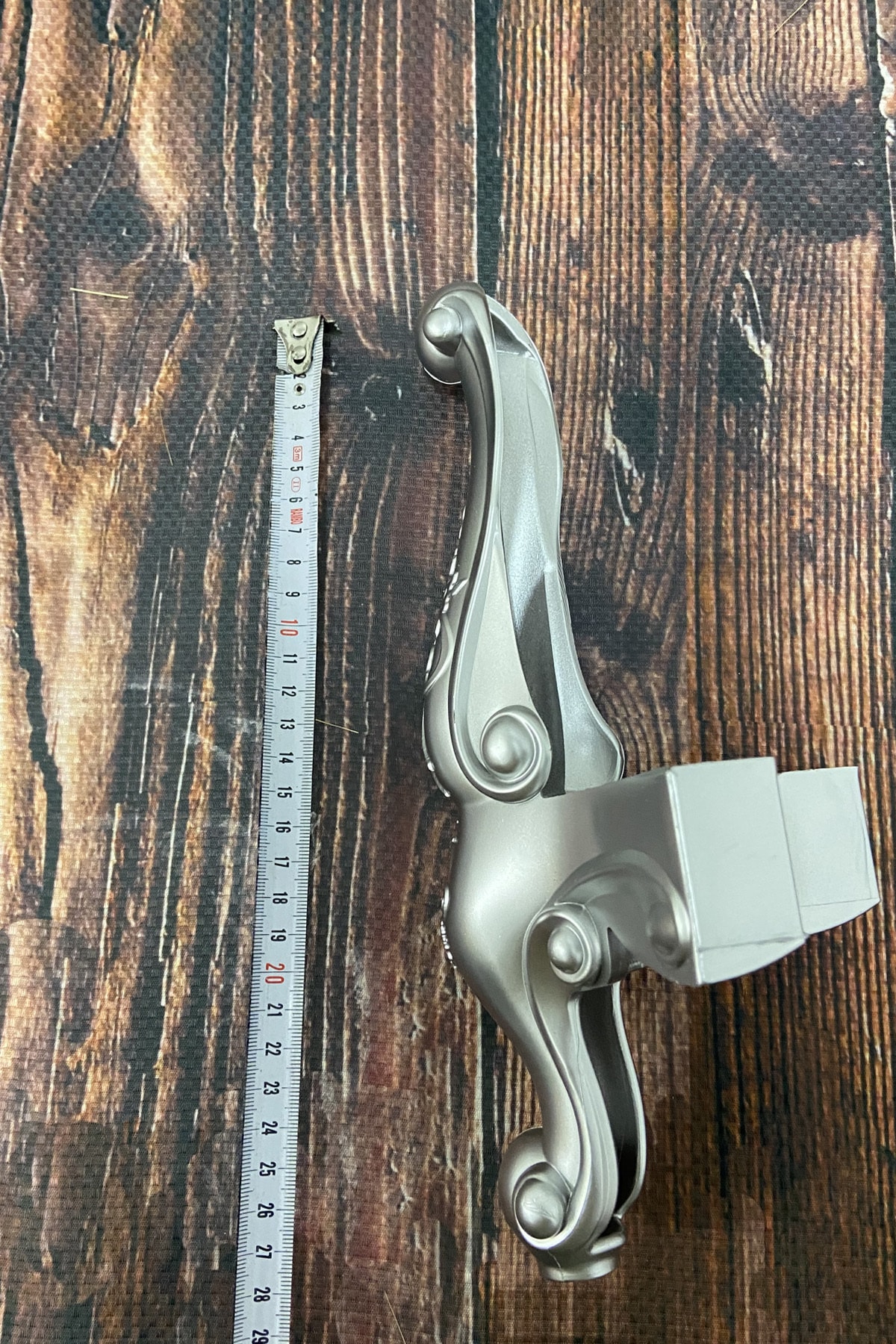 Plastik Ayak Gümüş Renk 4 Adet
